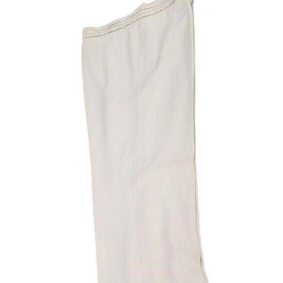 ESCADA Cream Power Suit Career Set Jacket & Pants sz 40 & 42 US 8 & 10 - Picture 5 of 6